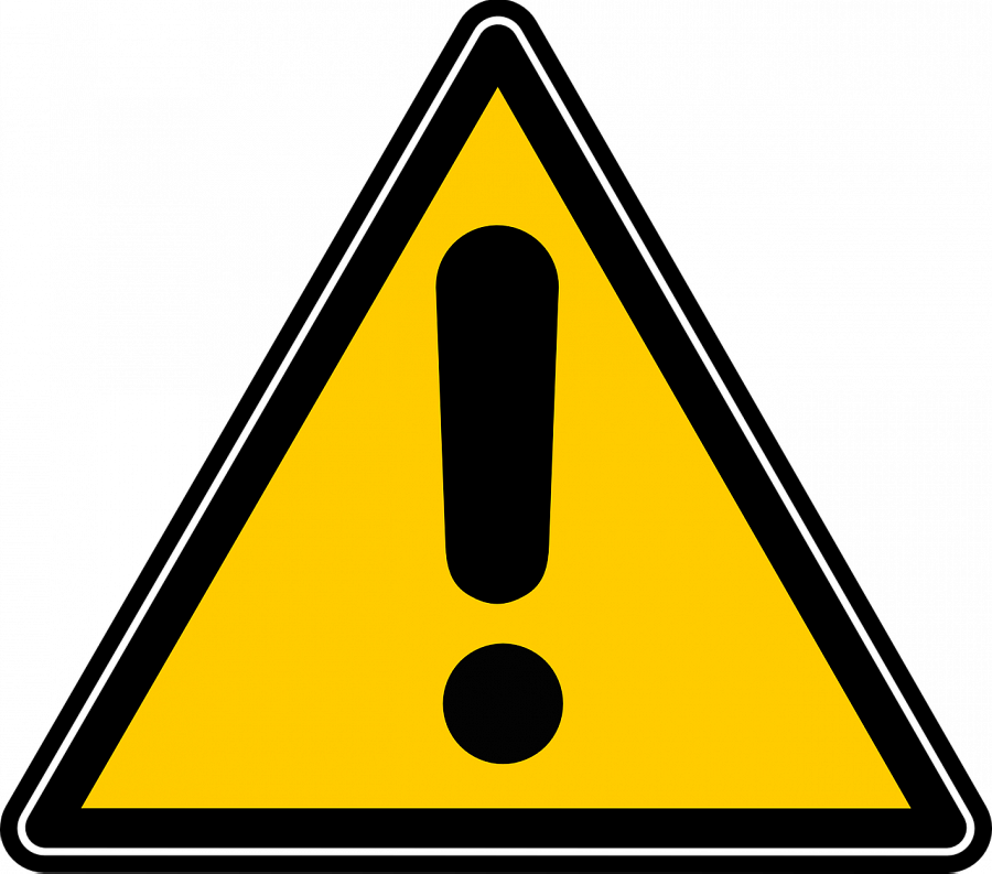Folie fluorescencyjne używane są do tworzenia znaków ostrzegawczych.