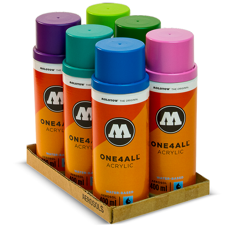 farby spray do tworzyw sztucznych są dostępne w wielu kolorach